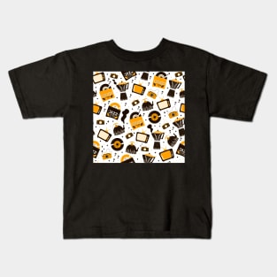 Cozy retro style objects Kids T-Shirt